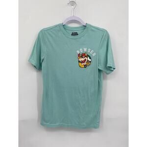 Super Mario Blue Bowser King of the Koopas T-Shirt Youth XL18